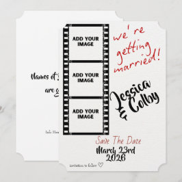 Minimale Foto Bewaar de Datum Aangepast Modern Save The Date