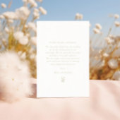 Minimale foto bruiloft bericht plat dank u kaart