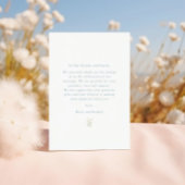 Minimale foto bruiloft bericht plat dank u kaart