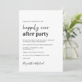 Minimale foto bruiloft receptie save the date (Staand voorkant)