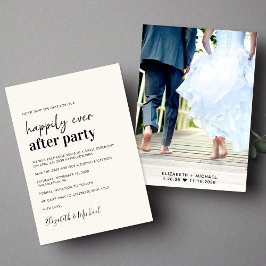 Minimale foto crème bruiloft receptie save the date
