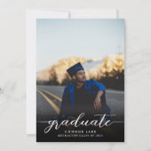 Minimale foto die hij maakte van de GraduPartij Kaart (Voorkant)