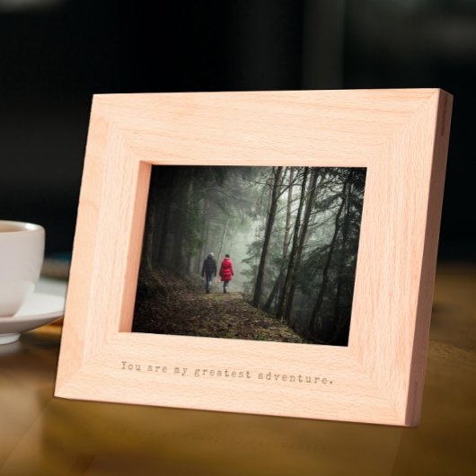 Minimale foto- en schrijfmachinekaart gegraveerde lijstjes