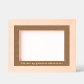 Minimale foto- en schrijfmachinekaart gegraveerde lijstjes (Voorkant)