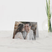 Minimale foto Hartelijk dank Bedankkaart (Voorkant)