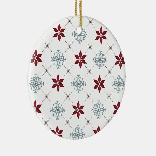 Minimale foto Kerstmis typografie Keramisch Ornament (Rechts)