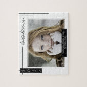 Minimale foto met zwarte en witte Afstuderen Legpuzzel (Verticaal)