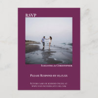 Minimale foto Moderne Cassis Simple Wedding RSVP