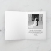 Minimale foto moderne kerst feestdagen kaart (Binnen)