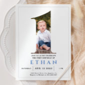 Minimale foto nummer 1 uitnodiging