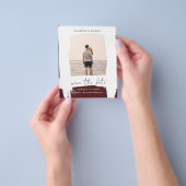 Minimale FOTO om de data te besparen - Eenvoudige  Flyer (Hand)