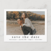 Minimale foto Opslaan Datum Aankondigingskaart (Voorkant)