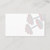 Minimale foto QR-code Persoonlijk bericht Rood acc Visitekaartje (Achterkant)