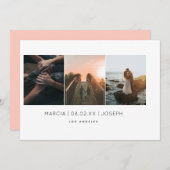 Minimale foto save the date (Voorkant / Achterkant)