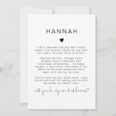 Minimale foto van ADELLA-kaartje voor het beste vo Kaart (Achterkant)