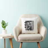 Minimale foto van Black en White Mam Love Kussen (Stoel)