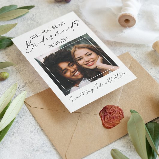 Minimale foto van Chic | Bent u mijn Bridesmaid?