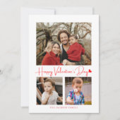 Minimale foto van de Rode Harde Valentijnse kaart  (Voorkant)