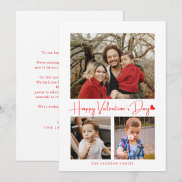 Minimale foto van de Rode Harde Valentijnse kaart 