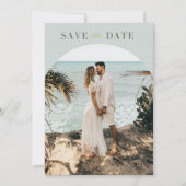 Minimale foto van Elegant sparen de Datum Save The Date (Voorkant)