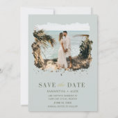 Minimale foto van Elegant sparen de Datum Save The Date (Achterkant)