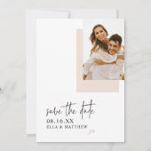 Minimale foto van Elegant sparen de Datum Save The Date (Voorkant)