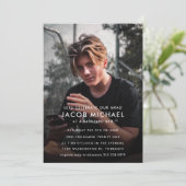 Minimale foto van Graduation Party Kaart (Staand voorkant)