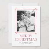 Minimale foto van Lijst met snoepriet Feestdagenkaart (Voorkant)