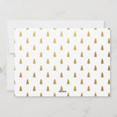 Minimale foto van Moderne Retro-Lijst Feestdagenkaart (Achterkant)