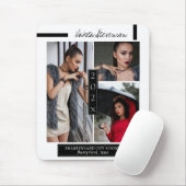 Minimale foto van zwart-wit Afstuderen Muismat (Met muis)