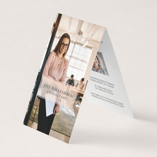 Minimale foto voor professionele Logo en bedrijven Visitekaartje (Voorkant)