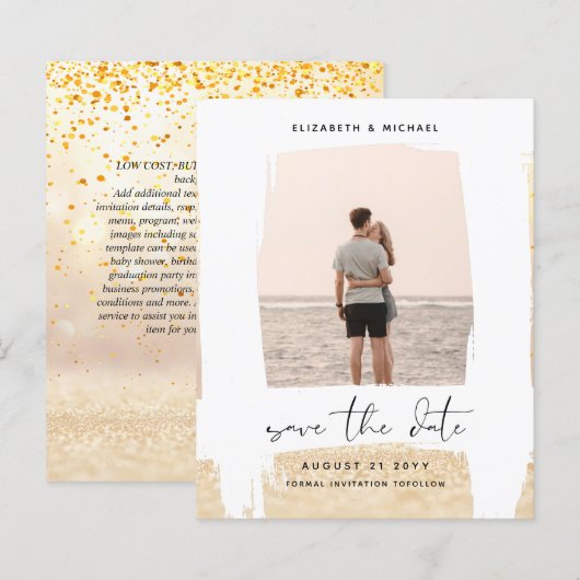 Minimale foto voor stadscyclus - bespaar de begrot (Voorkant / Achterkant)