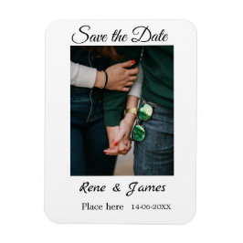 Minimale foto witte zwarte klassieke elegante bewa magneet