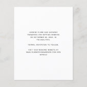 Minimale Fotoboog Script Save the Date Budget (Achterkant)