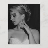 Minimale fotobudgetbridale uitnodiging voor Brunch Flyer