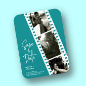 Minimale fotocabine, behalve de datumuitnodiging magneet