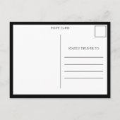 Minimale fotocollage Afstuderen Briefkaart (Achterkant)