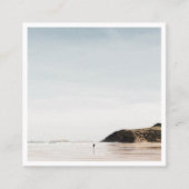 Minimale fotograaf Moderne vierkante visitekaartje (Voorkant)