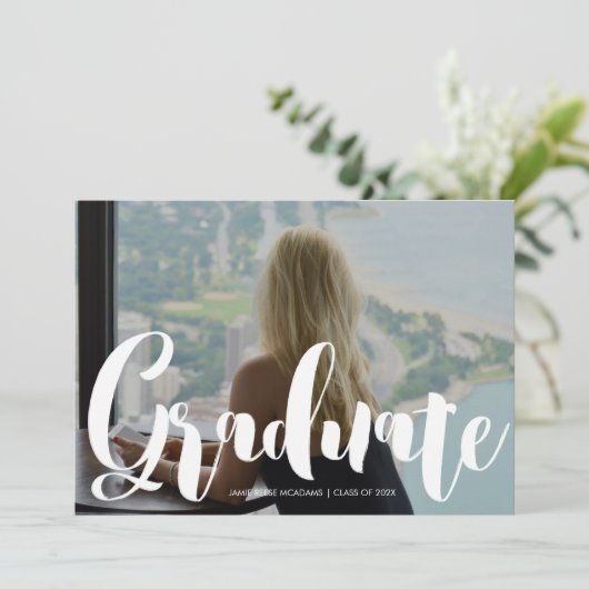 Minimale fotograaf Partij grijs Aankondiging (Staand voorkant)