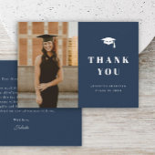 Minimale fotograafpartij bedankkaart