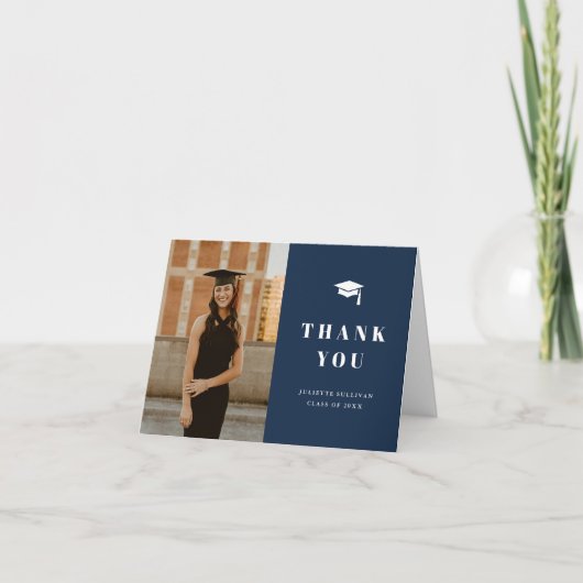 Minimale fotograafpartij bedankkaart (Voorkant)