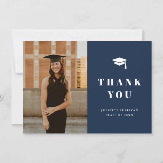 Minimale fotograafpartij bedankkaart (Voorkant)