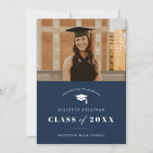 Minimale fotograafpartij kaart (Voorkant)