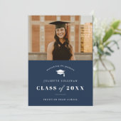 Minimale fotograafpartij kaart (Staand voorkant)