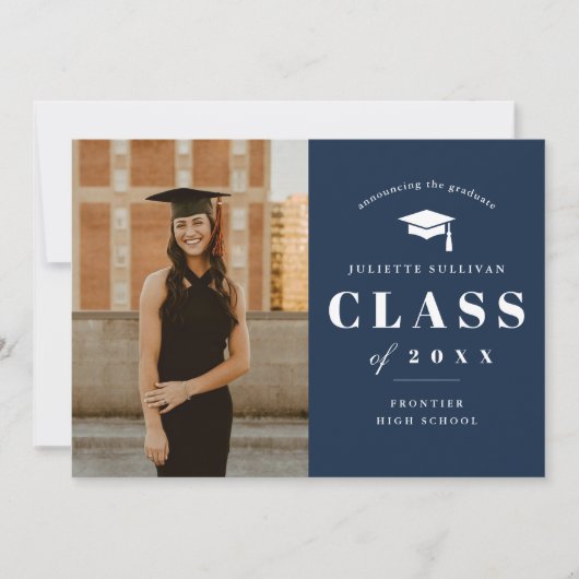 Minimale fotograafpartij kaart (Voorkant)