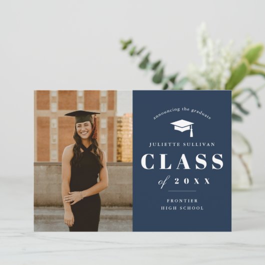 Minimale fotograafpartij kaart (Staand voorkant)