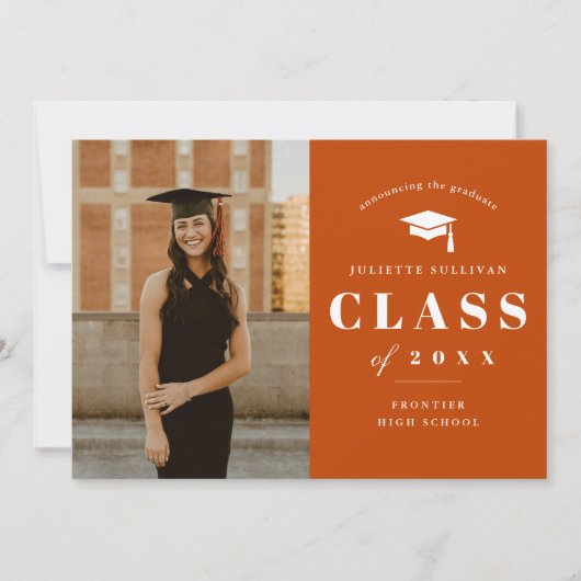 Minimale fotograafpartij kaart (Voorkant)