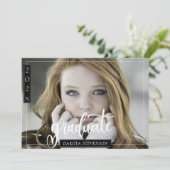 Minimale fotograafpartij voor zwart en wit kaart (Staand voorkant)