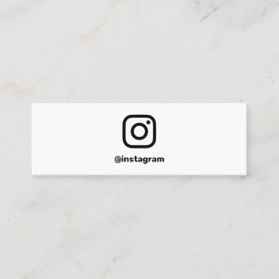 Minimale fotografie social media Instagram foto Contactkaartje