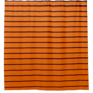 Minimale fotografie van de oranje muur douchegordijn